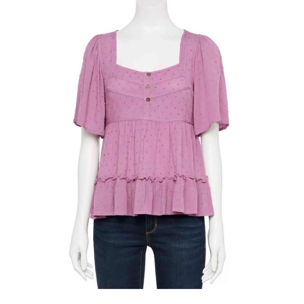 Women's Pink/Purple Top